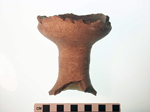 Ceramic Chalice Found in Niche