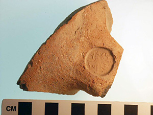 Stamped Jar Handle Mentioning the Persian Province of Ammon