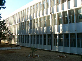 The men's dormitory at ATC