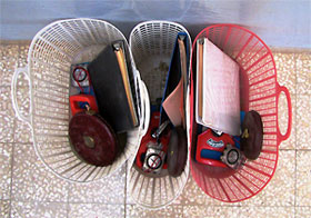 Baskets for square supervisors