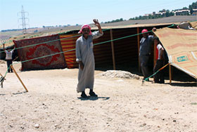 Bedouin tent host