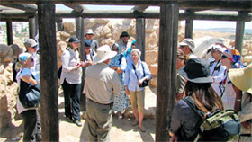 European group visiting `Umayri