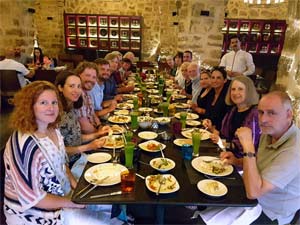 End-of-season core staff dinner at Kan Zaman (photo by Jo Verduci)